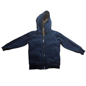 Carter’s Kids Unisex Blue Full Zipper Hoodie Size 4/4A